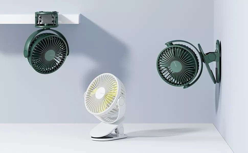Jisulife Clip On Desk Fan 4 Speed Modes (1)