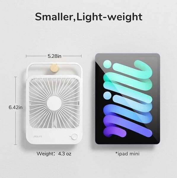 jisulife_ultra-slim_180_foldable_portable_table_fan_size