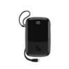 Original Baseus Qpow Digital Display 3A 15w Power Bank 10000mAh for iPhone with Cable – Black
