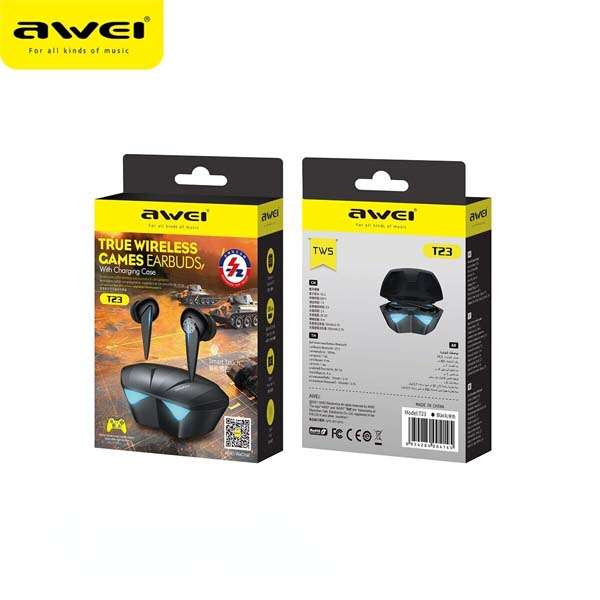 Awei-T23-TWS-Gaming-Earbuds-4