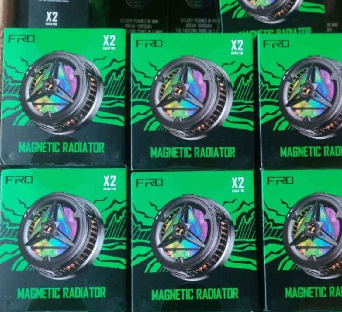 Original FRO X2 RGB Heat Sink Ice Cooling Magnetic Radiator Cooling Fan for Mobile Original FRO X2 RGB Heat Sink Ice Cooling Magnetic Radiator Cooling Fan for Mobile