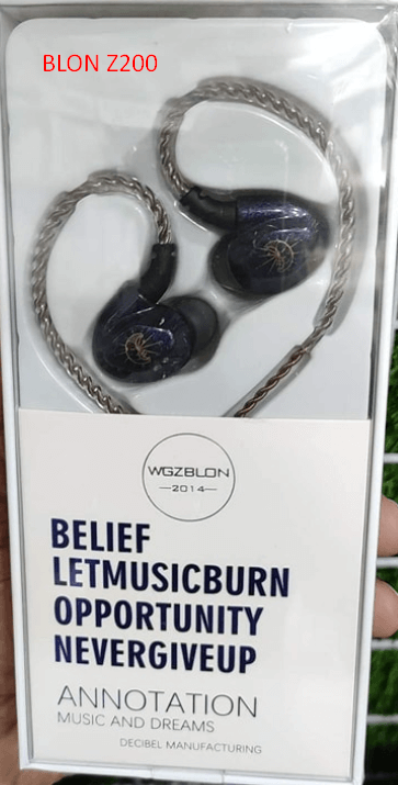 Original BLON Z200 HiFi 10mm Carbon Diaphragm Driver In Ear Earphones Original BLON Z200 HiFi 10mm Carbon Diaphragm Driver In Ear Earphones
