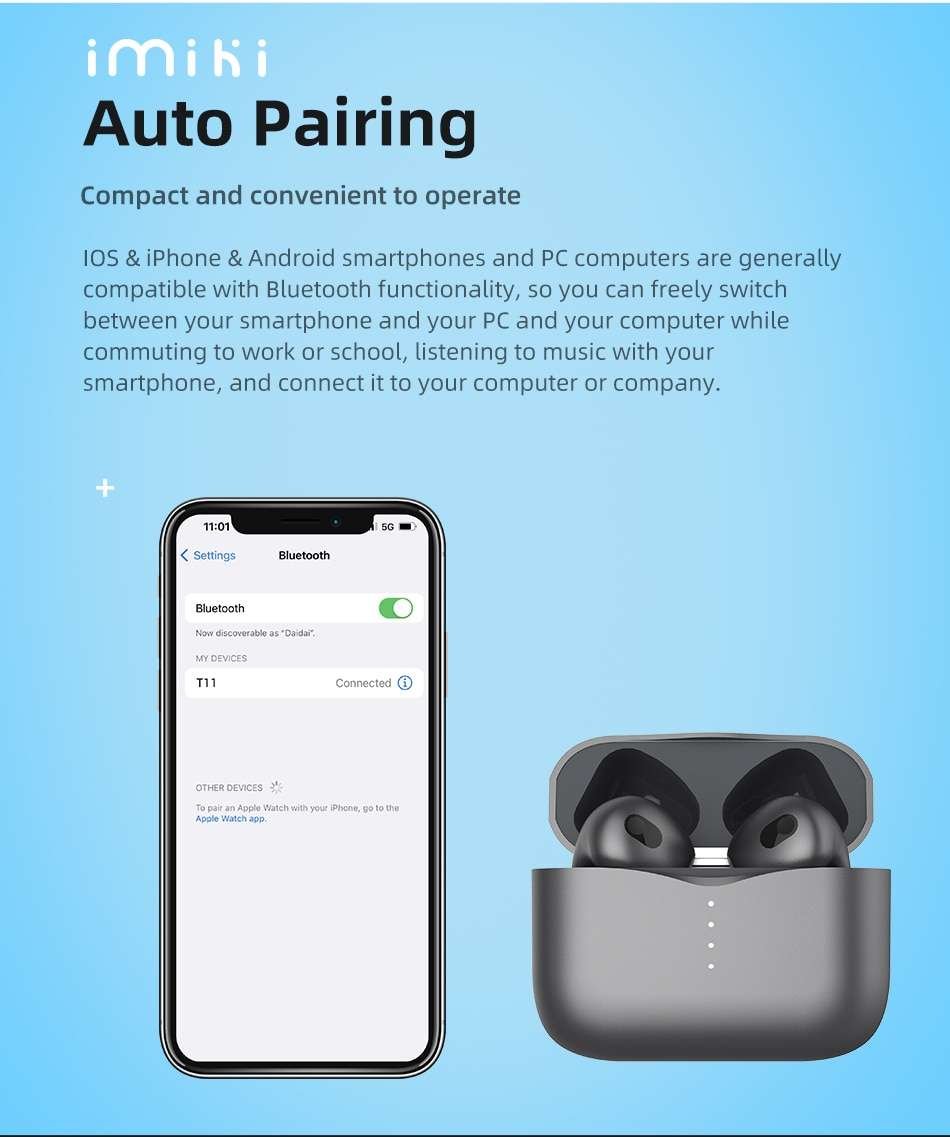 Original IMILAB IMIKI T11 True Wireless Earbuds