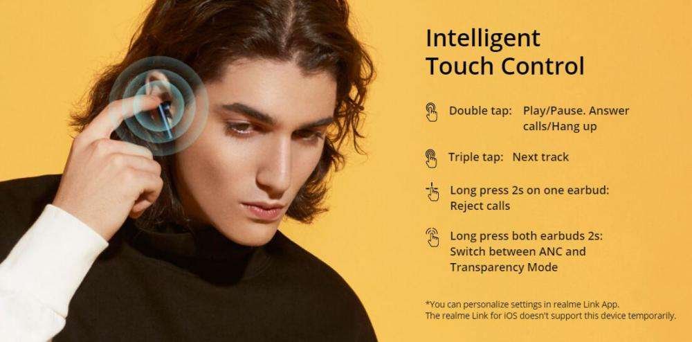 Realme Buds Air 2 With Active Noise Cancellation Anc Wireless Earbuds (4)