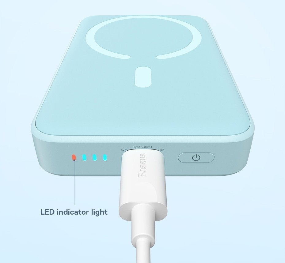 Original Baseus 20W Magnetic Mini Wireless Fast Charging 10000mAh Power Bank