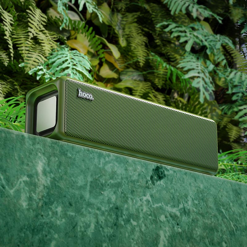 hoco hc3 bounce sports wireless speaker outdoor dark green