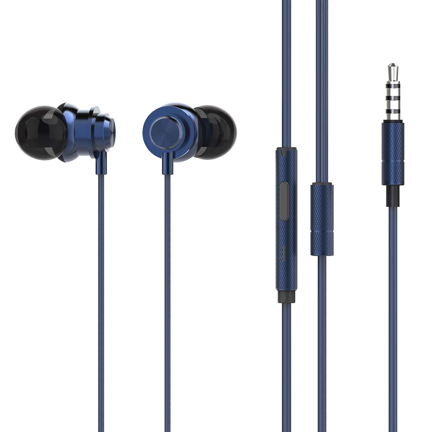Original Plextone X56M 3.5mm Metal Wired Control in-Ear Earphone Noise Cancelling with HD Mic