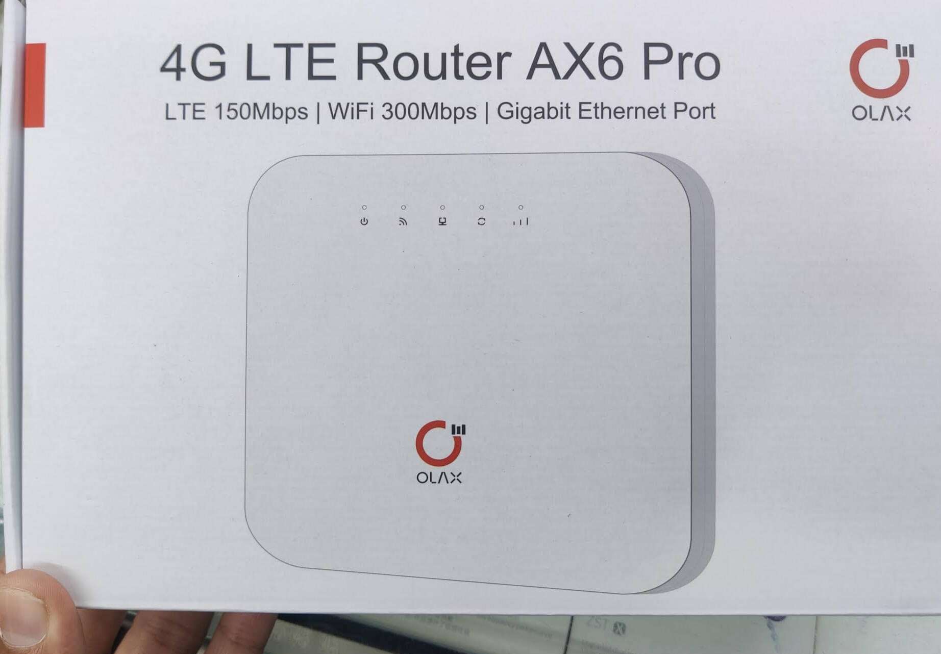 OLAX AX6 Pro 4G LTE Router Modem WiFi With Sim Card Slot (4000mah)
