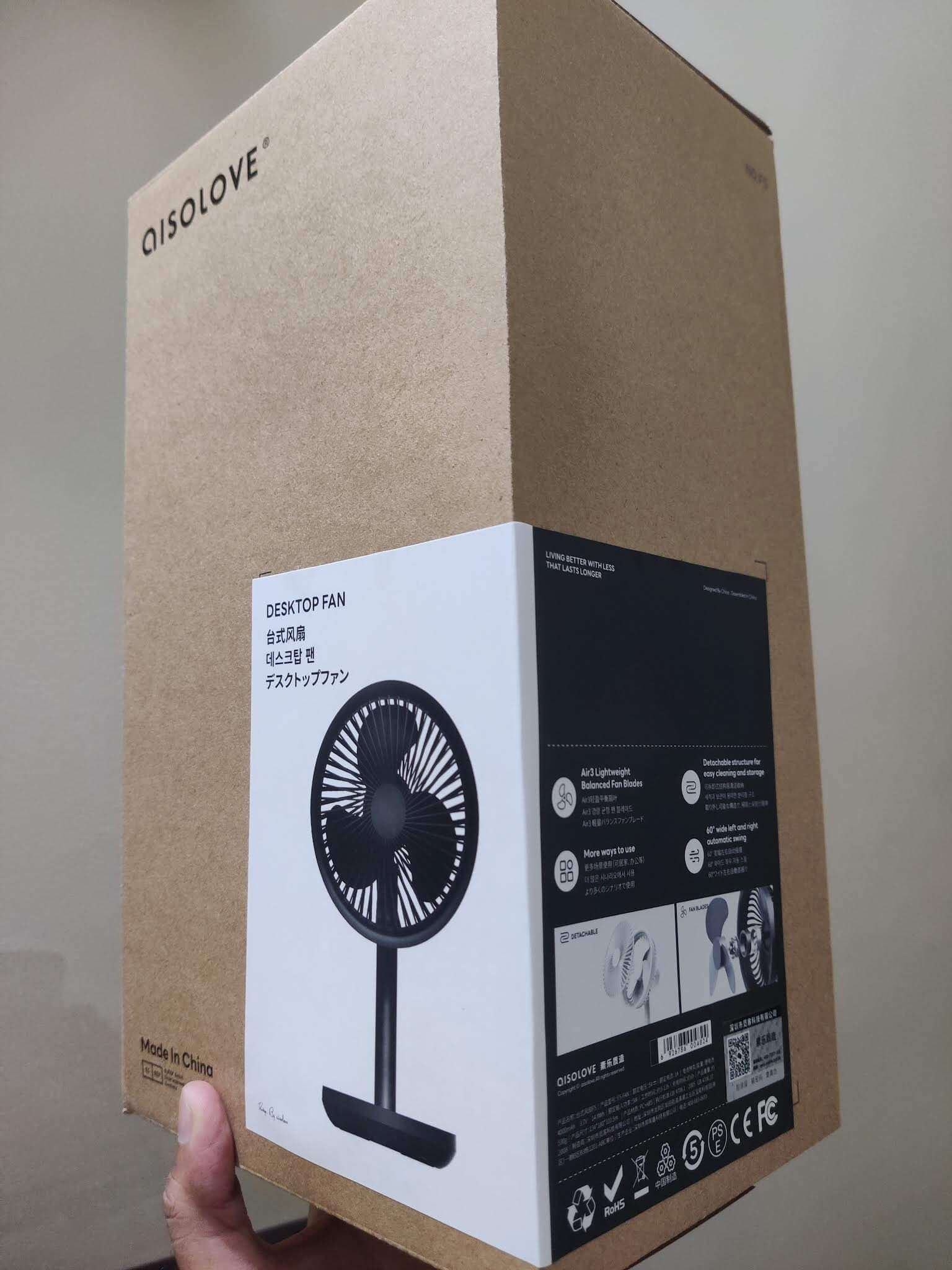 XIAOMI SOLOVE F5 Fan Rechargeable Desktop Charger Table Fan 4000mah XIAOMI SOLOVE F5 Fan Rechargeable Desktop Charger Table Fan 4000mah