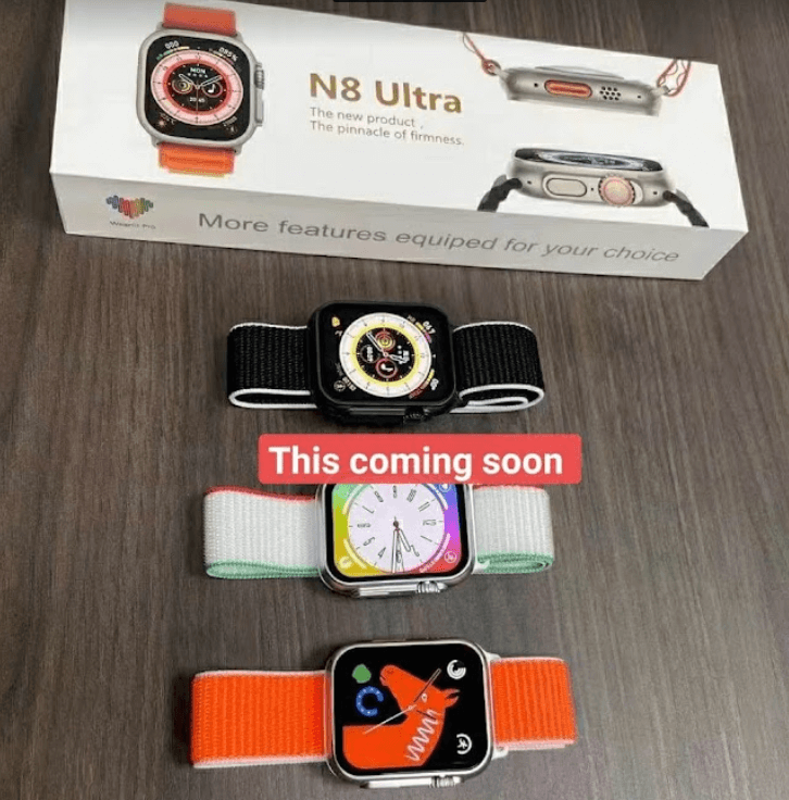 Original N8 Ultra Smart Watch Heart Rate Sensor Watch for Men Women Original N8 Ultra Smart Watch Heart Rate Sensor Watch for Men Women