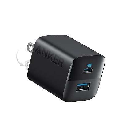 Original Anker 323 Charger (33W) 2 Port Compact Charger A2331