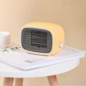 Original Baseus Electric Heater for Home Fan Mini Desktop Warmer Portable PTC Ceramic Fast Heat Handy Warmer Heater Fan Baseus Warm Little White Fan Heater