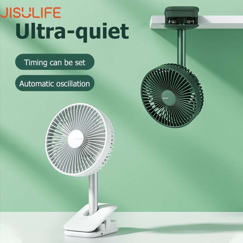 Jisulife fan fa13r auto-oscillating 8000mah rechargeable clip fan 13 Jisulife Fan Fa13R Auto-Oscillating 8000Mah Rechargeable Clip Fan