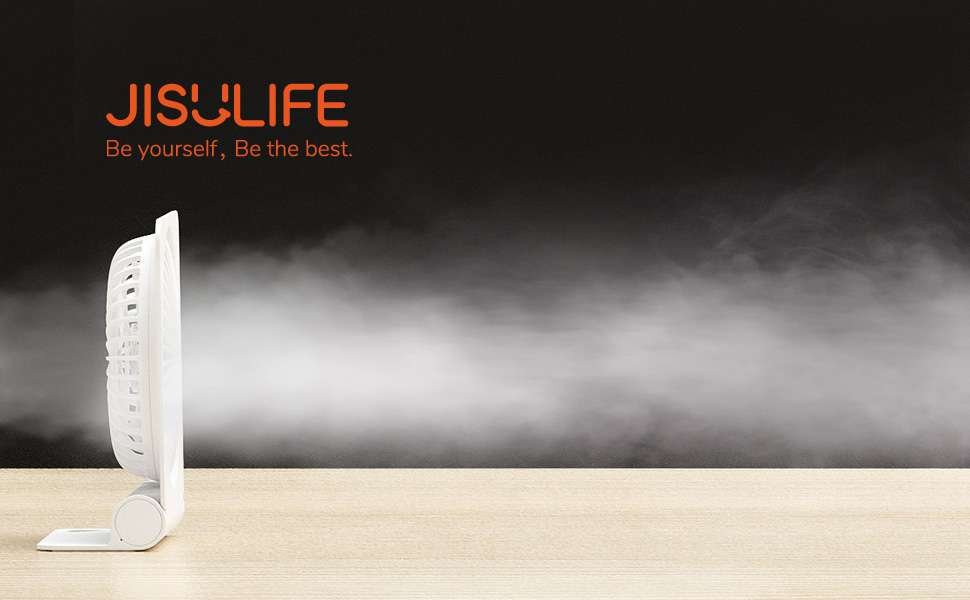 JISULIFE Small Desk Fan