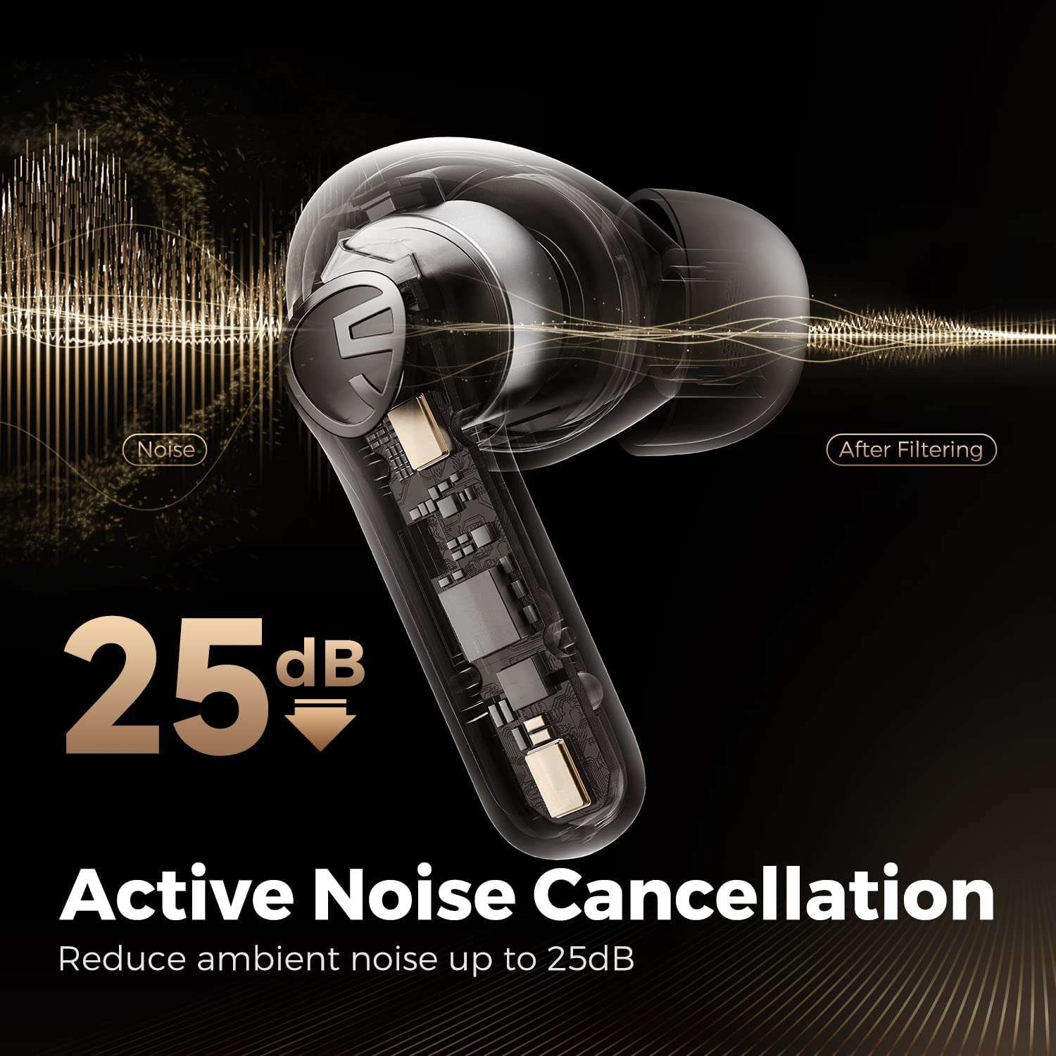 SoundPEATS Life Active Noise Cancelling Earbuds