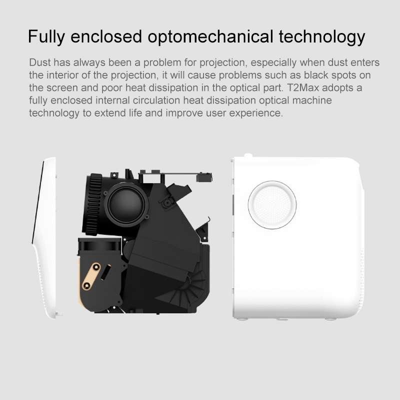 Original Wanbo T2 Max English TV System Version Smart Projector 1080P LED Portable Projector, International Edition, Plug Type:US Plug Original Wanbo T2 Max English TV System Version Smart Projector 1080P LED Portable Projector, International Edition, Plug Type:US Plug