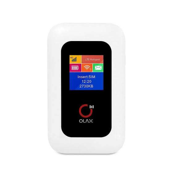 Original OLAX MF980L 4G LTE 150Mbps Wifi Router Hotspot Mifi With LCD Support - White