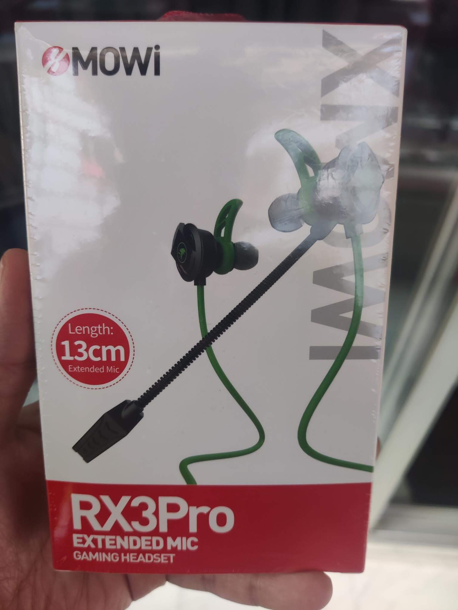 Original Mowi RX3 Pro Gaming Headset Microphone Headphone Earphones