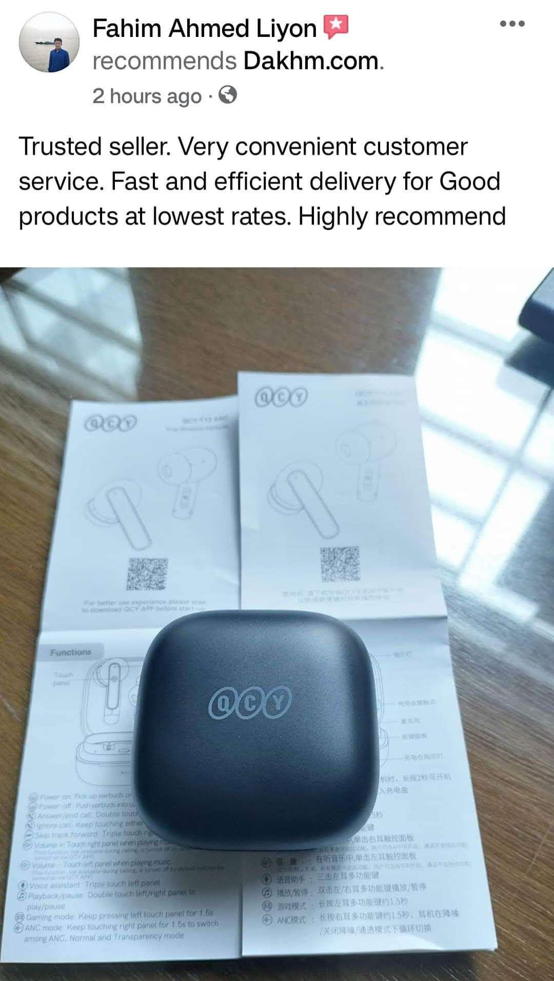 Original QCY HT05 MeloBuds ANC Wireless Earbuds