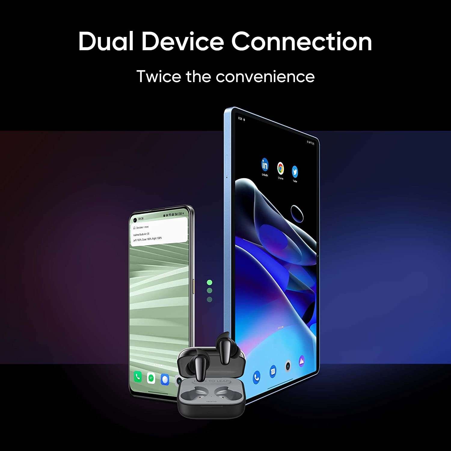 Original Realme Buds Air 3S Bluetooth Truly Wireless Earbuds Original Realme Buds Air 3S Bluetooth Truly Wireless Earbuds