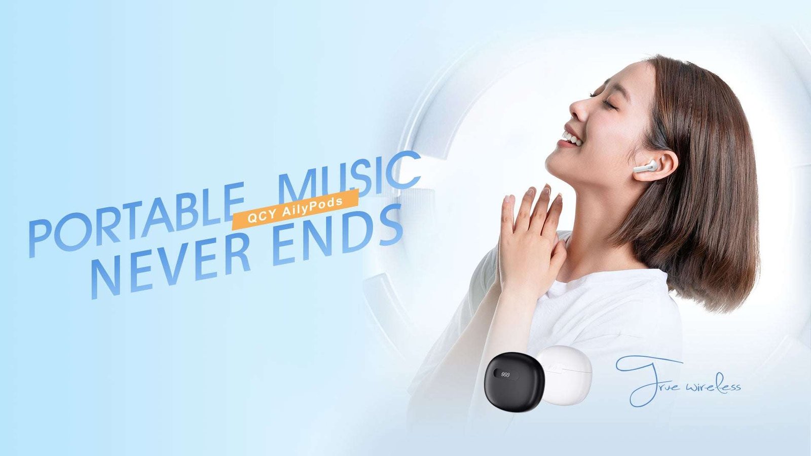 Original QCY T20 AilyPods Bluetooth 5.3 Wireless Earphones Original QCY T20 AilyPods Bluetooth 5.3 Wireless Earphones