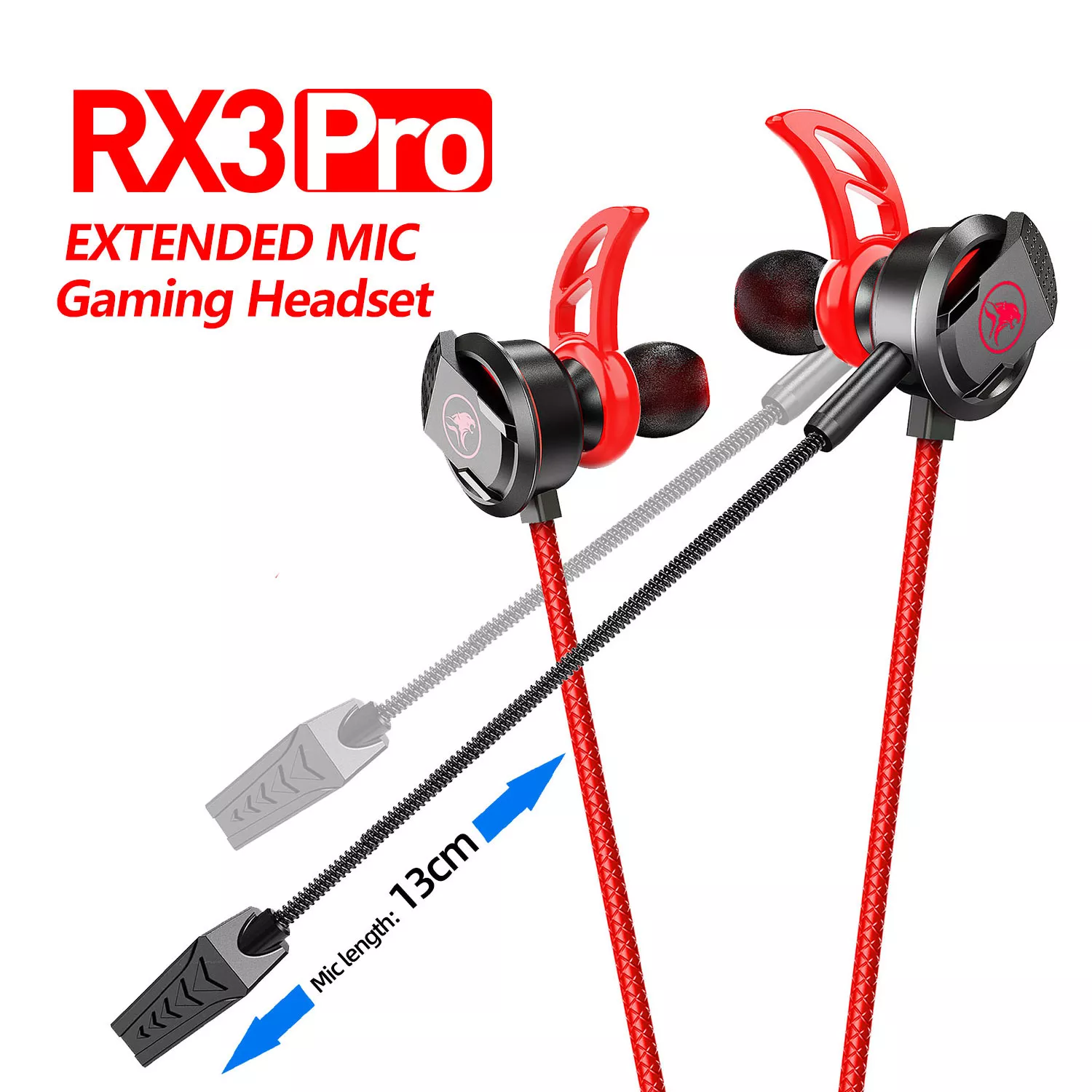 Original Mowi RX3 Pro Gaming Headset Microphone Headphone Earphones