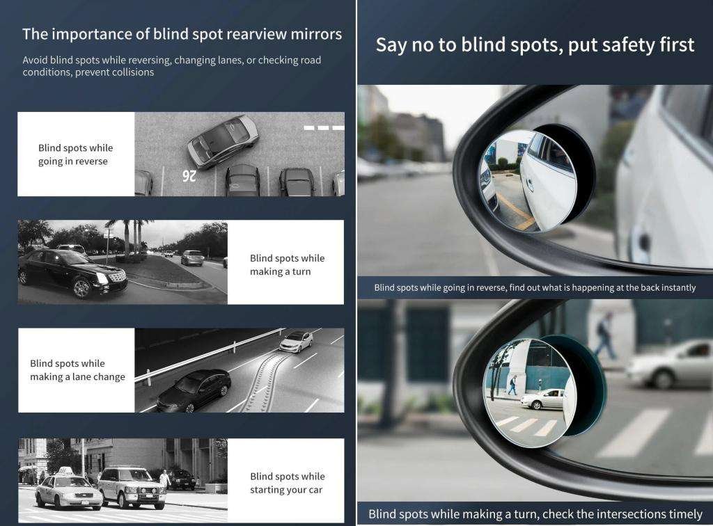 Baseus 2pcs 49mm Car Blind Spot Rearview Mirror (2)
