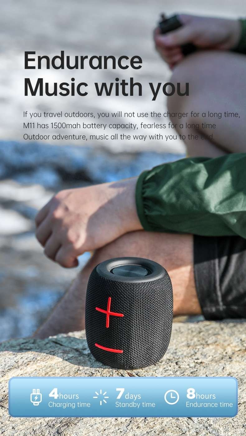 Original Sanag M11 IPX7 Waterproof Outdoor Portable Mini Bluetooth Speaker