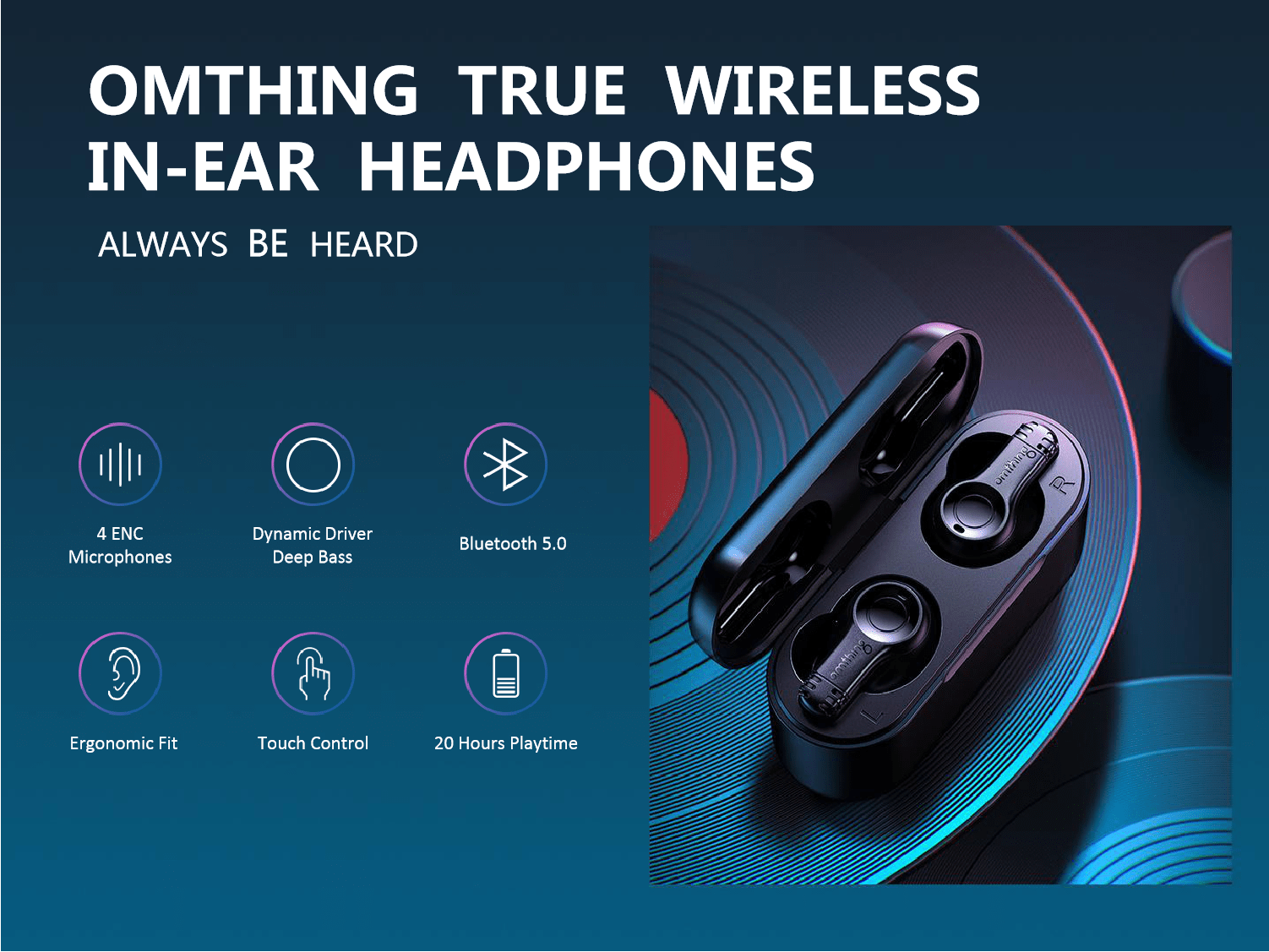 Original 1MORE Omthing Airfree Plus EO002BT TWS Bluetooth Earphones