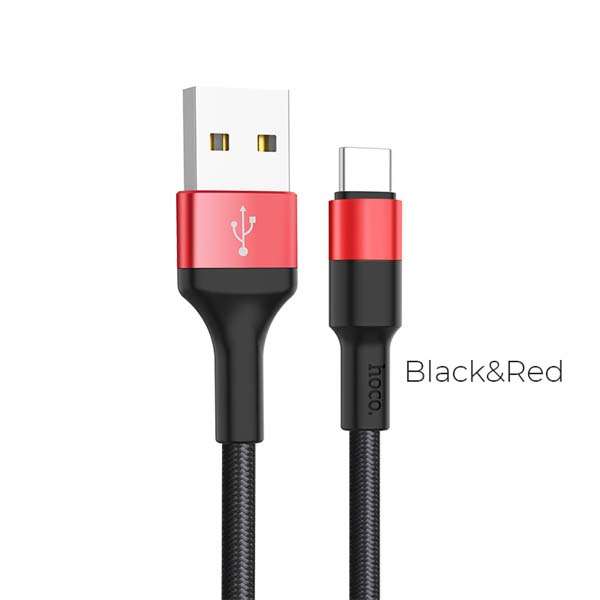 Original hoco X26 Xpress charging data cable for USB to Lightning -1m