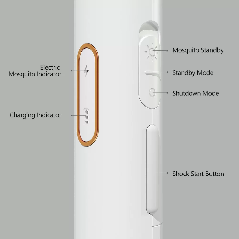 Xiaomi Qualitell 2in1 Electric Mosquito Swatter Dispeller Killer Lamp (E1)