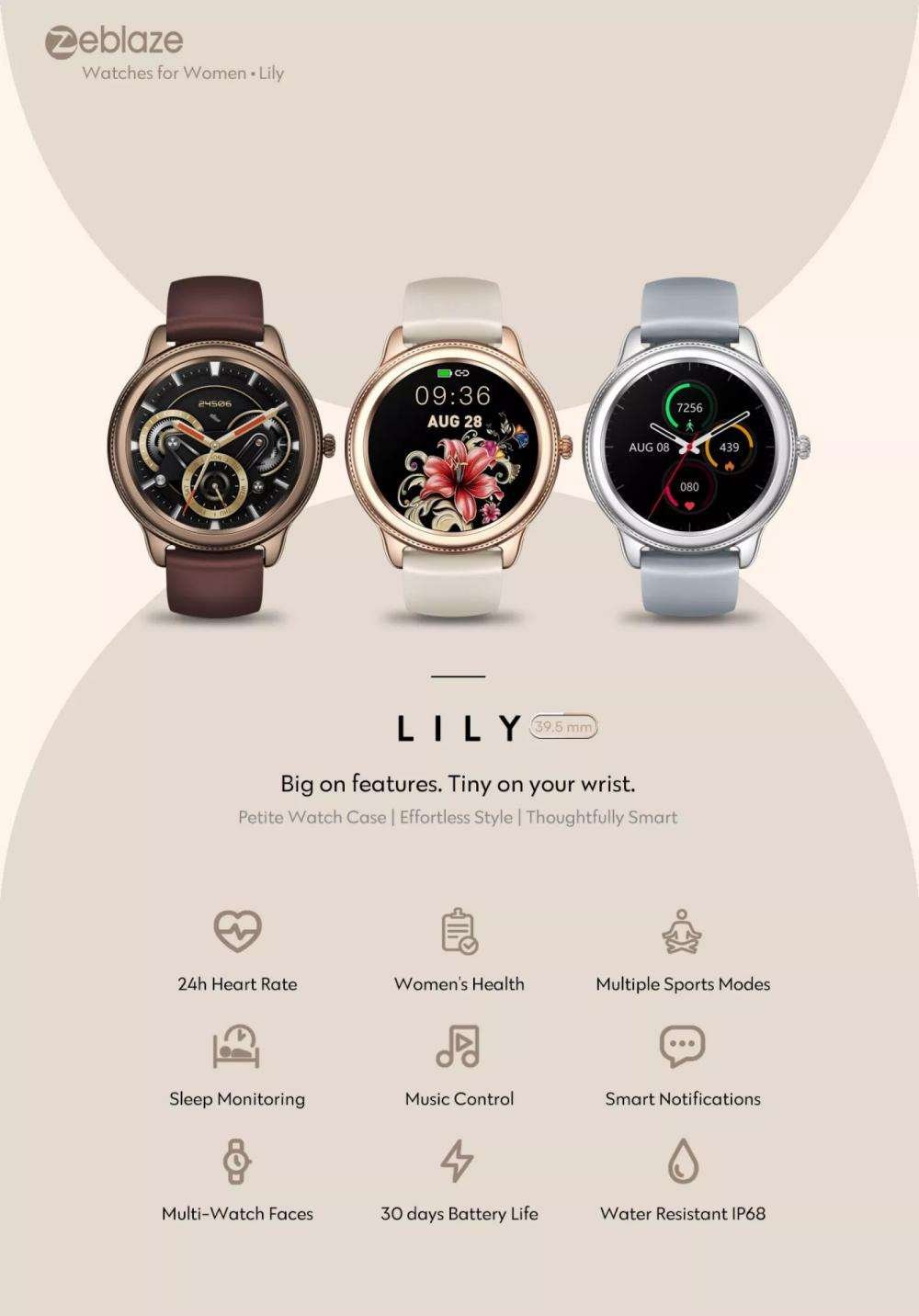 Zeblaze Lily Women Smart Watch (5)