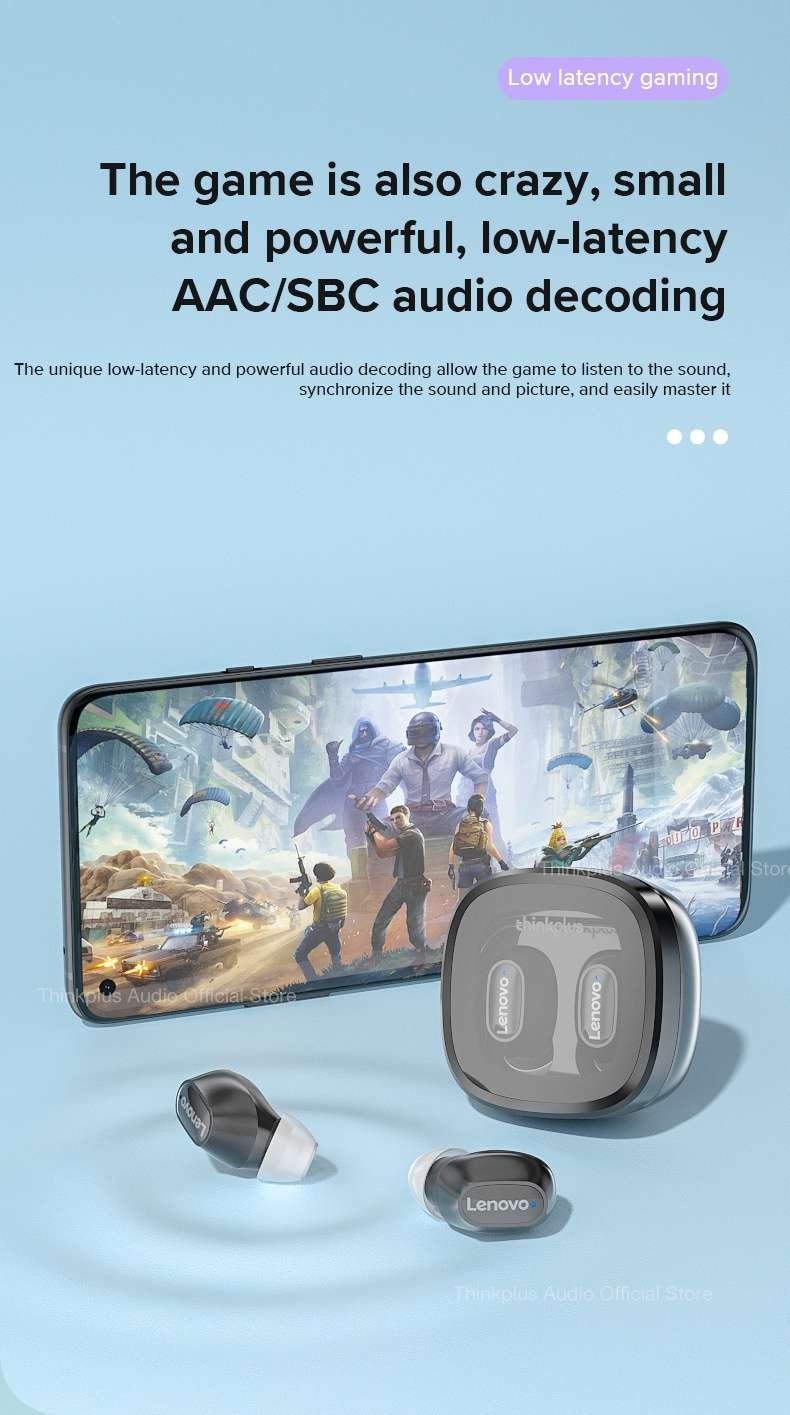 Original Lenovo XT62 TWS True Wireless Earbuds