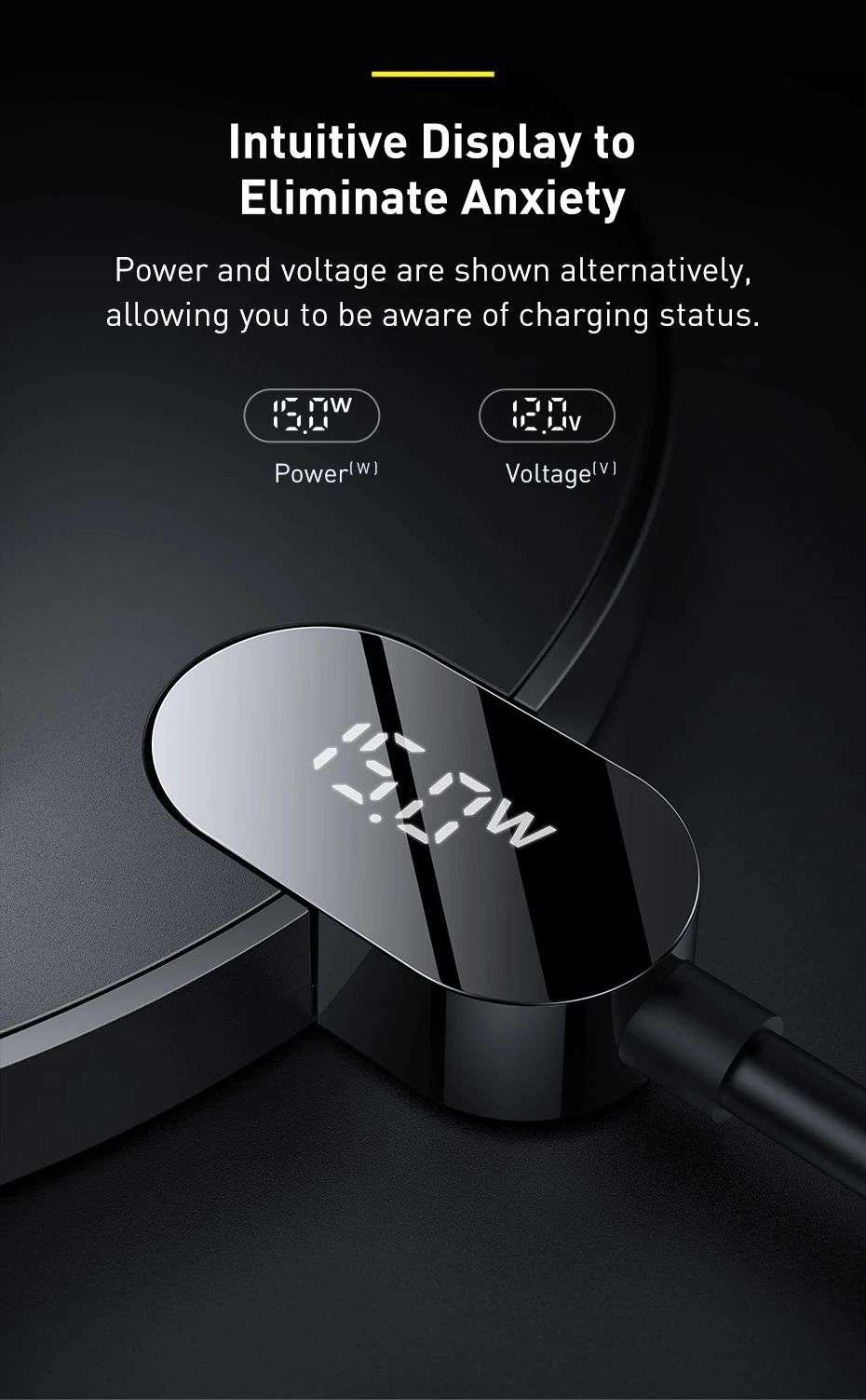 Baseus 15w Digital Led Display Gen 2 Wireless Charger (1)