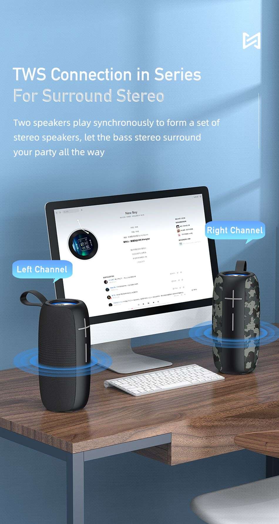 Awei Y370 Portable Bluetooth Wireless Ipx6 Speaker (1)