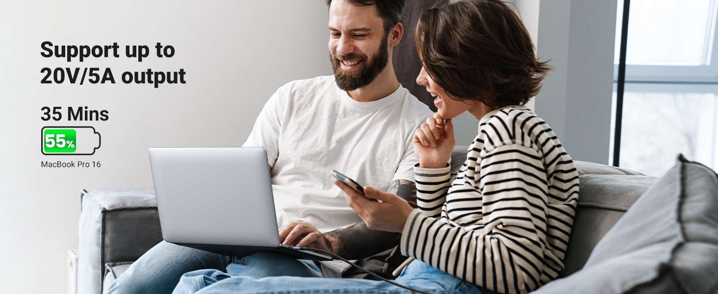 Original UGREEN USB C 3.2 Gen 2 10Gbps USB C to USB C Cable, 4K Video Output 100W Power Delivery Compatible with Thunderbolt 3, MacBook, iPad, Chromebook, Samsung Galaxy S23, Pixel 7, PS5, Switch 1 meter 100w usb c cable