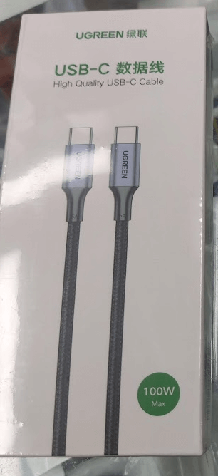 Original UGREEN 100W USB C Cable to USB C Cable 1.5m - dark grey US316