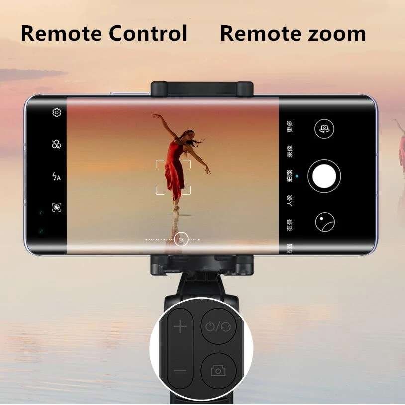 Original Huawei CF15 Pro Wireless Bluetooth Gimbal Stabilizer Tripod Selfie Stick 1 (5)