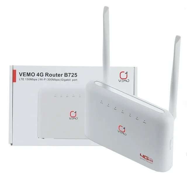Original VEMO B725 CPE 4G Wi-Fi Router with Sim Card Slot Original VEMO B725 CPE 4G Wi-Fi Router with Sim Card Slot