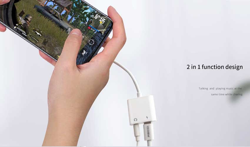 Original Recci RDS-A02 Converter Portable 2 IN 1 Type-C Function Design - White Recci-RDS-A02-Portable-2-in-1-Type-C-Function-Design-Converter_5.jpg?1682746145067