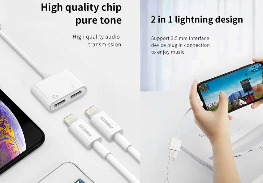 Original RECCI RDS-A01 2 IN 1 LIGHTNING CONVERTER Recci-2-in-1-Lightning-Converter.jpg?1682747356140