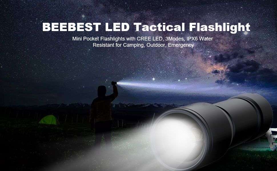 Xiaomi BEEBEST Portable Flashlight LED Tactical Mini Pocket Flashlights 7