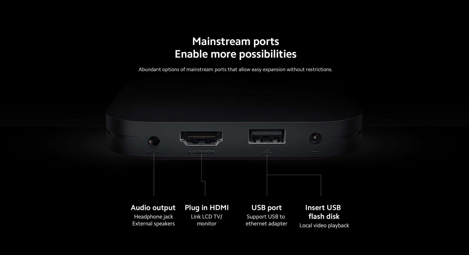 Original Xiaomi Mi TV Box S (2nd Gen) 4K Ultra HD Android TV Box