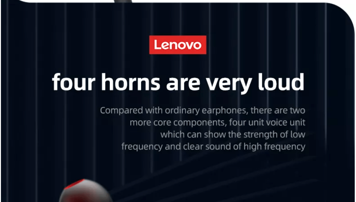 Original Lenovo HE05X II (New Edition) Wireless In-Ear Neckband Earphone