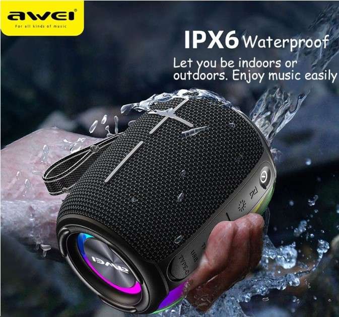 Original Awei Colorful Light Bluetooth Speaker 100m2 Y525 Original Awei Colorful Light Bluetooth Speaker 100m2 Y525