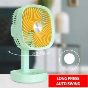 Original YASE YS2261 Mini Fan Auto Swing Desk Fan Strong Wind Desktop Shaking Head Fan Hot Weather Essential Summer Fan Original YASE YS2261 Mini Fan Auto Swing Desk Fan Strong Wind Desktop Shaking Head Fan Hot Weather Essential Summer Fan
