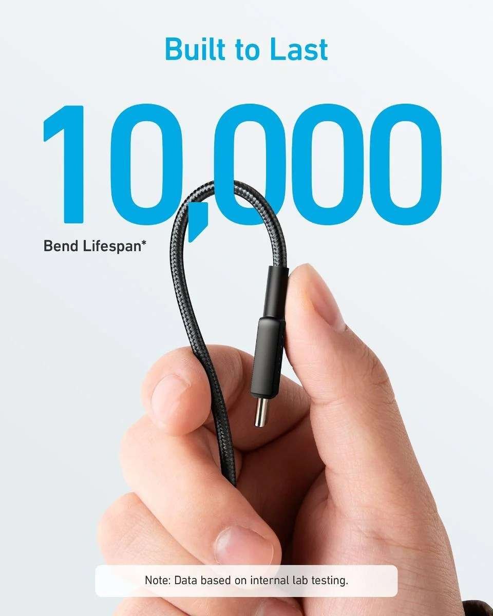 Original Anker 322 USB-C to USB-C 60W Nylon Braided Fast Charging Data Cable 3ft Original Anker 322 USB-C to USB-C 60W Nylon Braided Fast Charging Data Cable 3ft