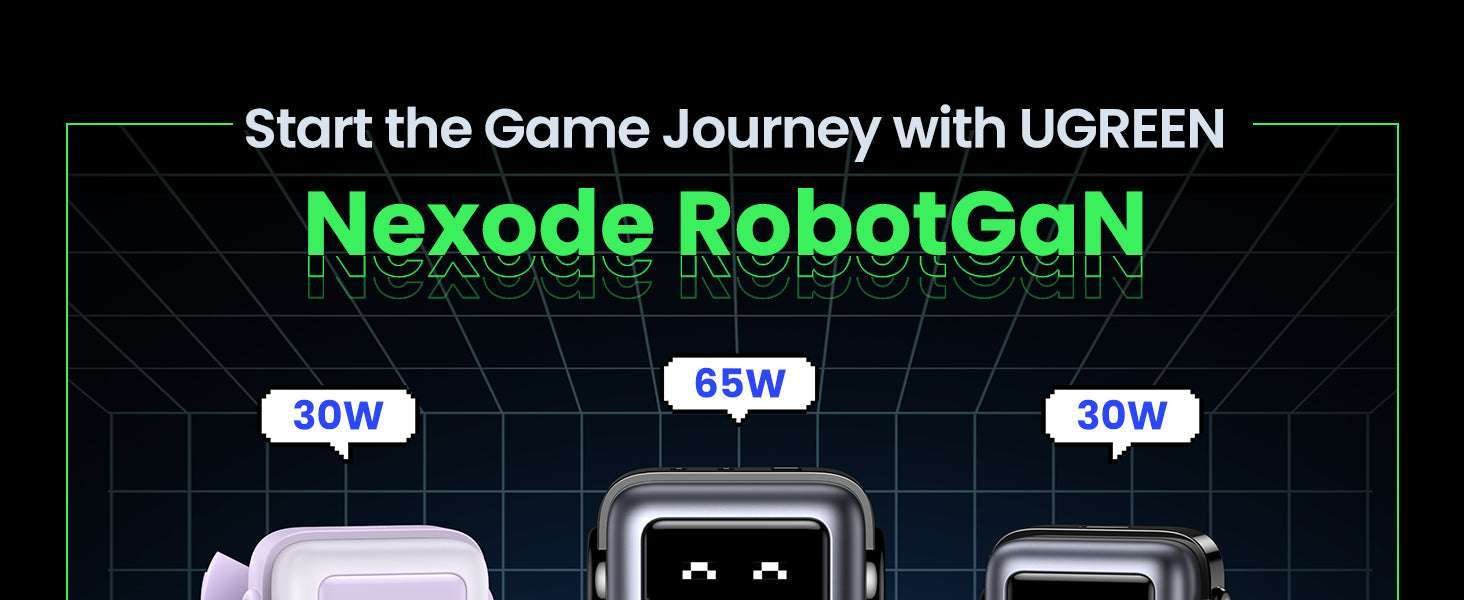 Ugreen Robot 30W USB-C GaN Fast Charger Ugreen Robot 30W USB-C GaN Fast Charger