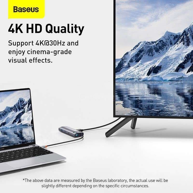 Baseus Type C Hub Metal Gleam Series 7 In 1 Multifunctional Docking Station (2)
