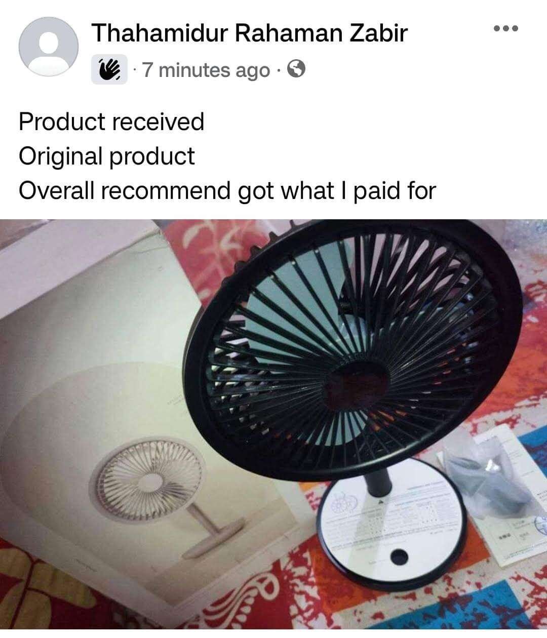 XIAOMI SOLOVE F5 Fan Rechargeable Desktop Charger Table Fan 4000mah XIAOMI SOLOVE F5 Fan Rechargeable Desktop Charger Table Fan 4000mah